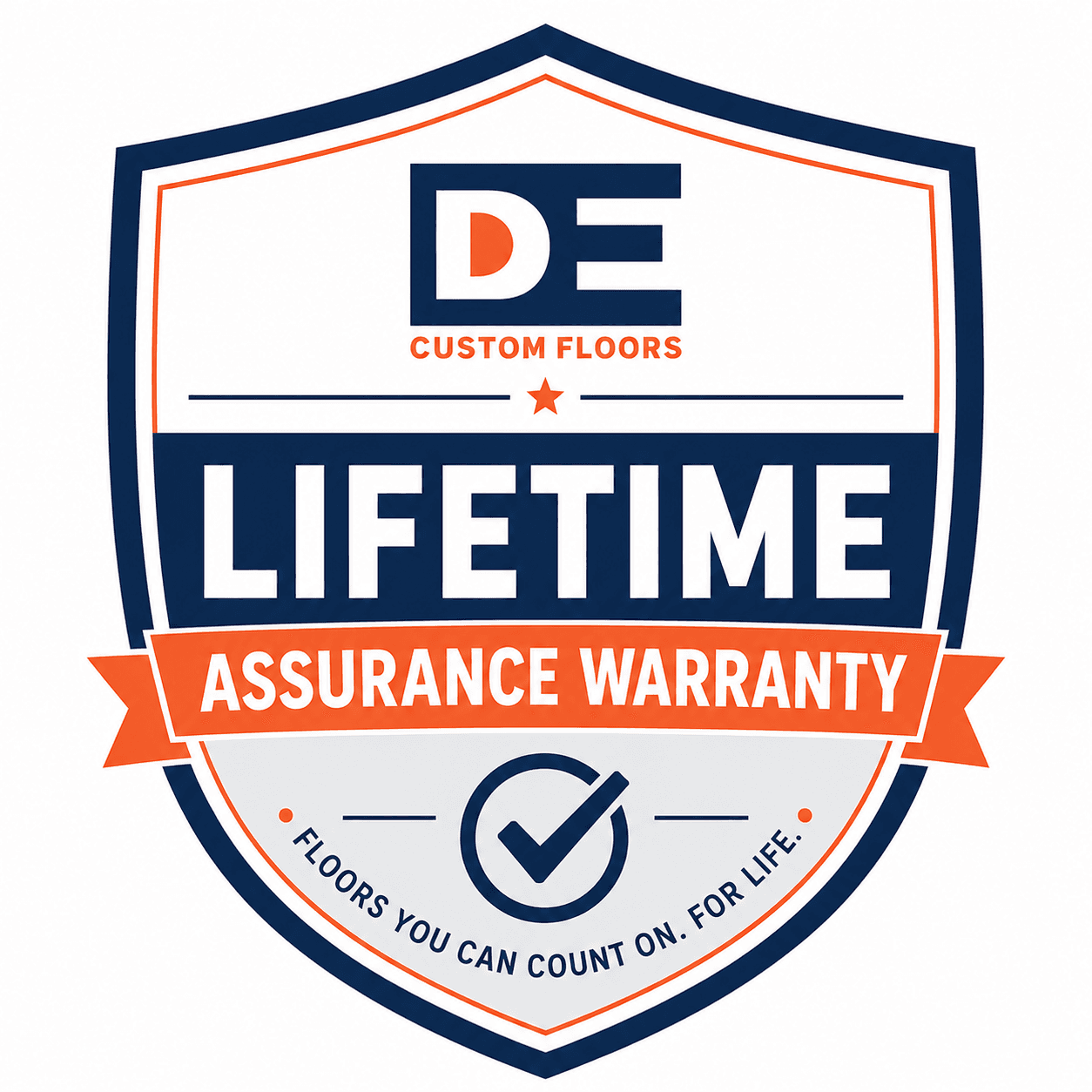 DE Lifetime Assurance Warranty Badge